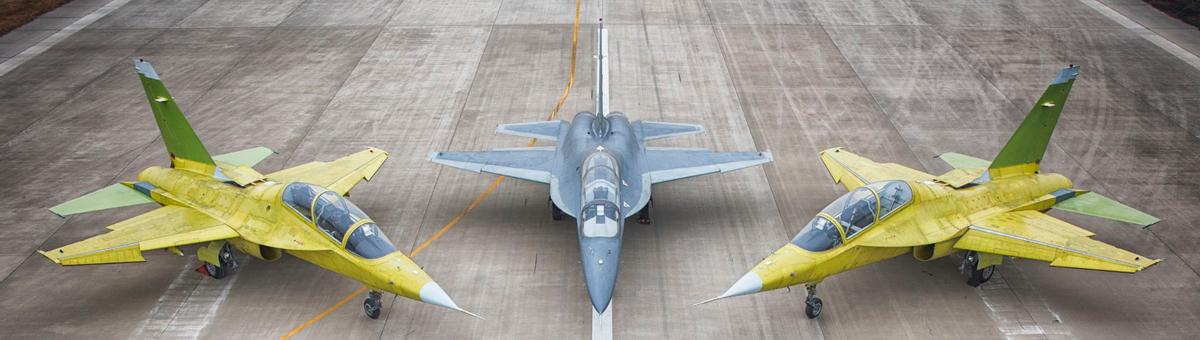 l-15战机,两架教练机l-15迪拜航展