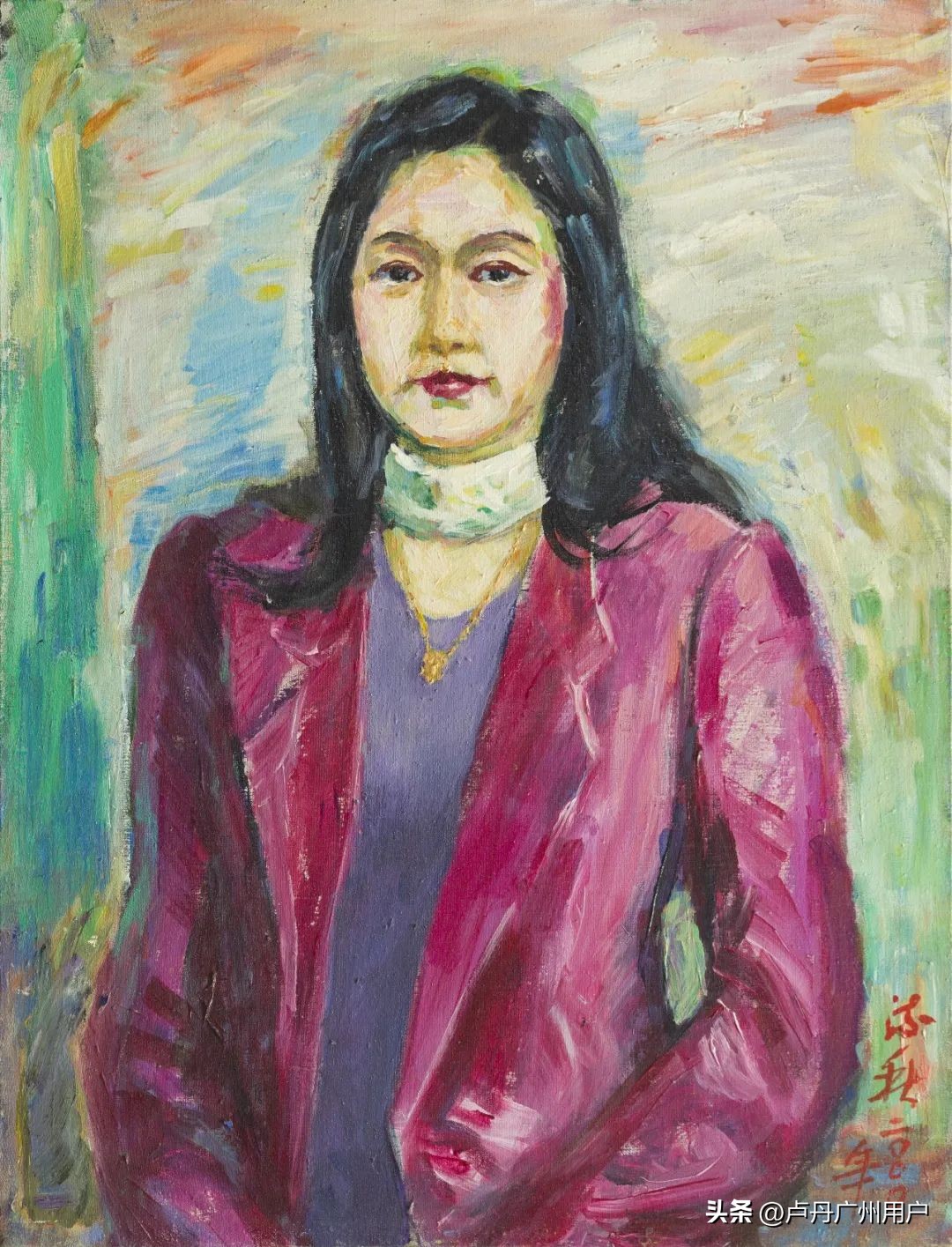 王流秋油画家,王流秋油画作品