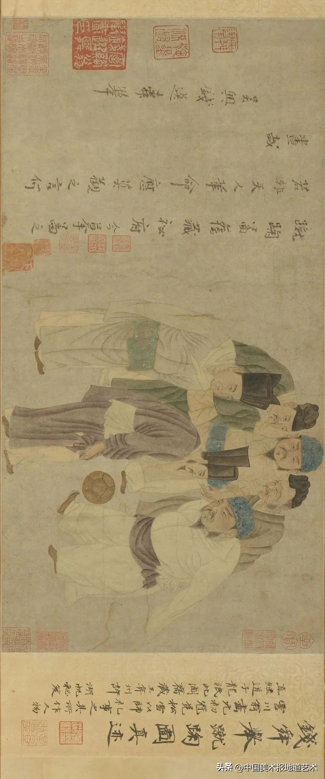 宋朝的足球图片,宋朝足球简介图