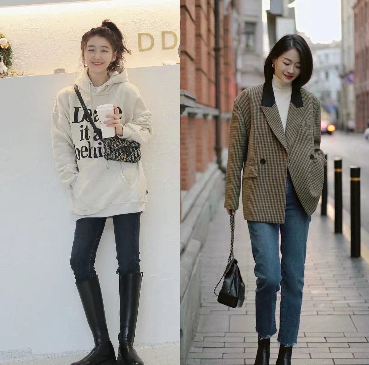 阔腿裤小脚裤哪个更显气质,今年最火窄版阔腿裤小脚裤