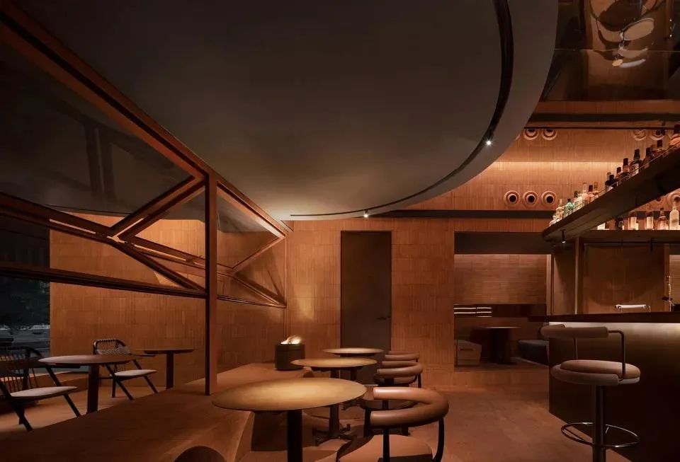 中式餐饮空间设计详细案例,红砖餐厅设计图片大全