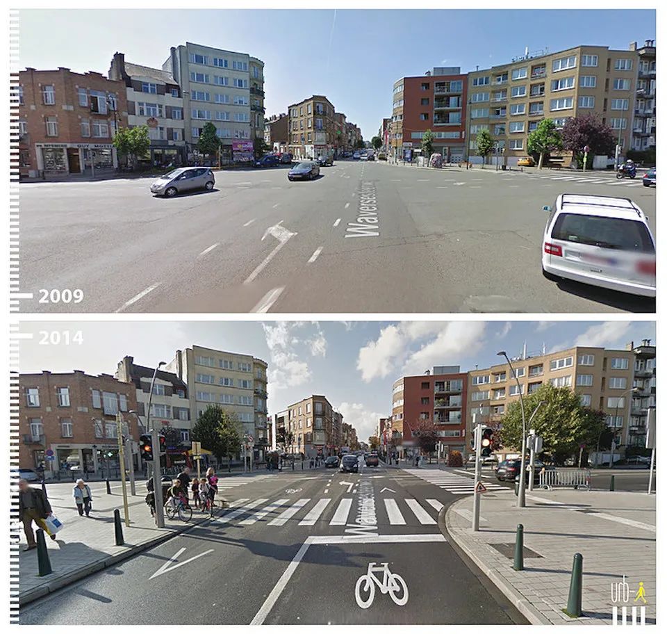 行走城市的魅力就是这么大！谷歌街景里50个公共空间改造前后对比