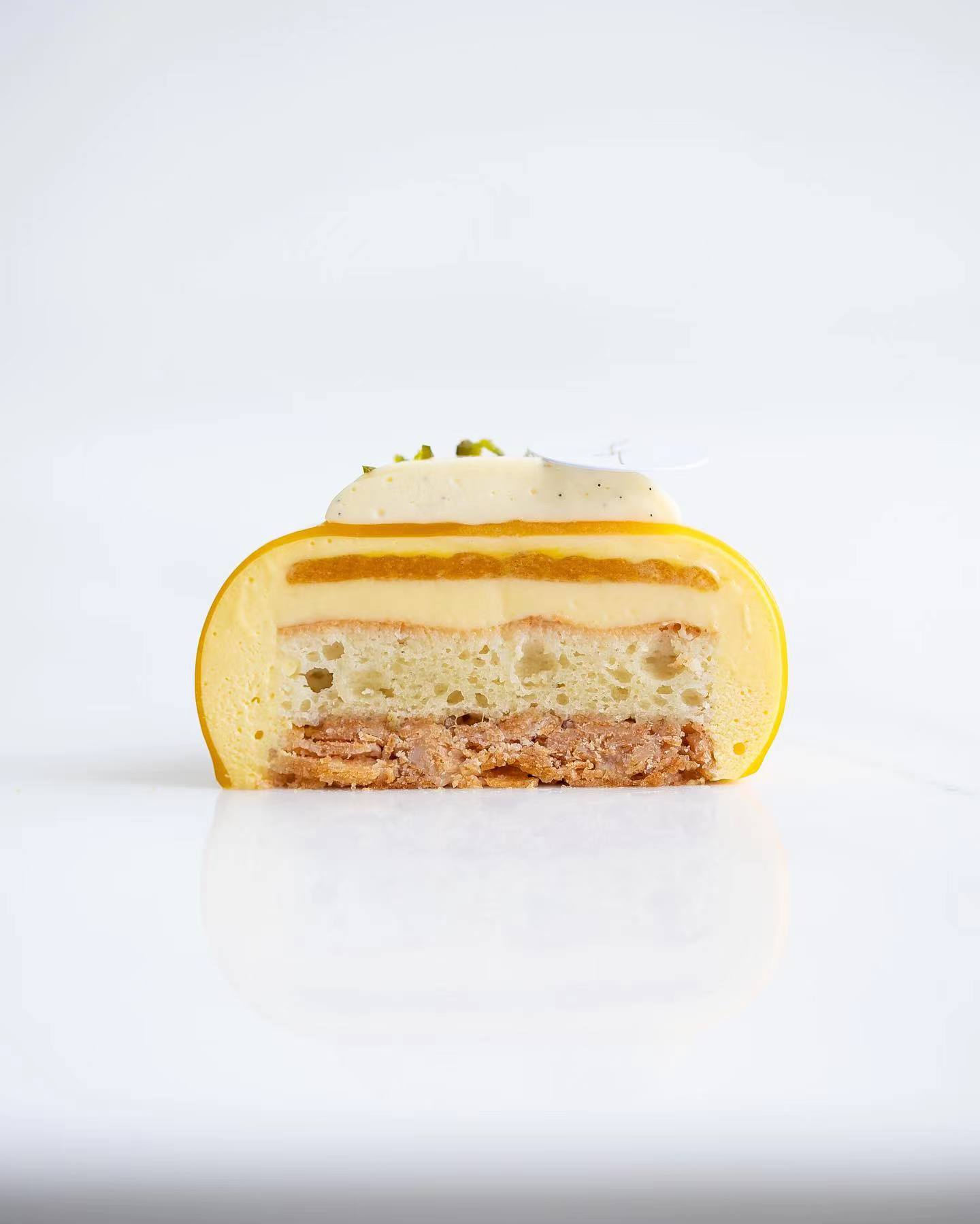 蛋糕切面,蛋糕两层夹心切面图片