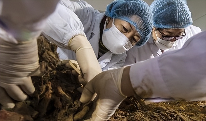 至今发现的蒙古大墓,内蒙出土一具龙袍女尸