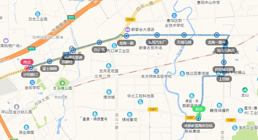 深圳14号线沙田公交线路,深圳沙田快速接驳公交