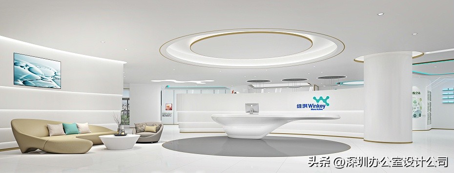 深圳大气装修办公室风格,南山区简约办公室装修设计