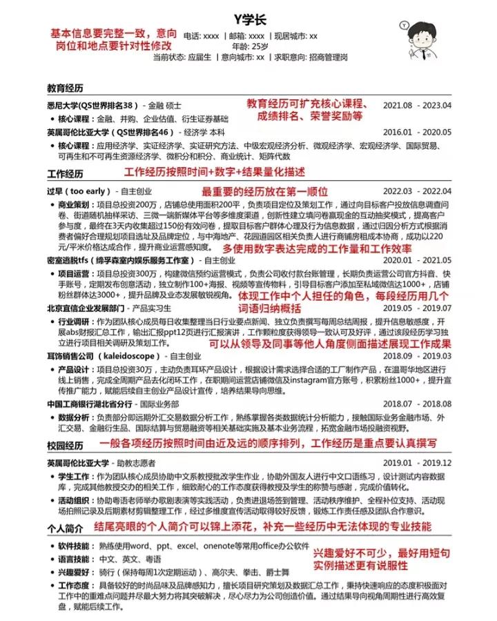 如何快速改好别人的简历,怎么设置一份优质的简历
