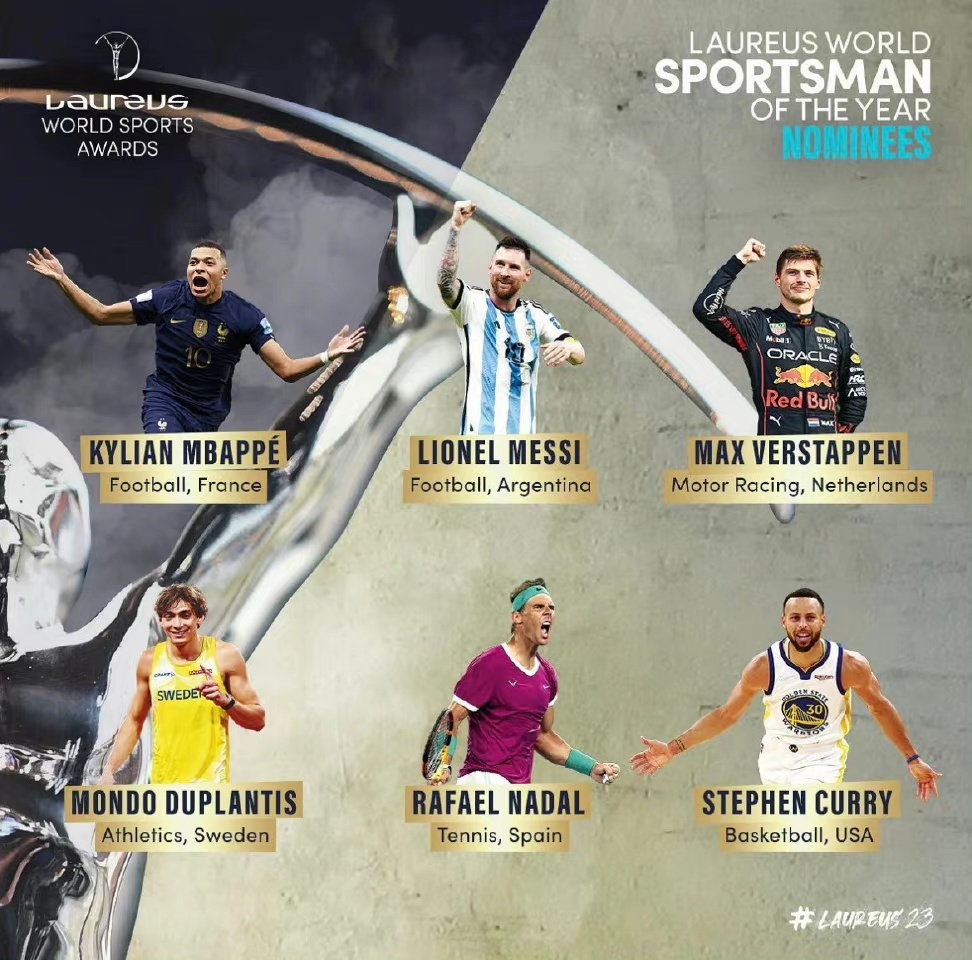 梅西7次入围劳伦斯年度最佳提名,梅西劳伦斯奖比肩曼德拉视频