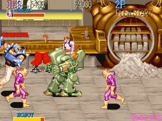 街机游戏暴力克星双人通关,街机游戏里的悲催