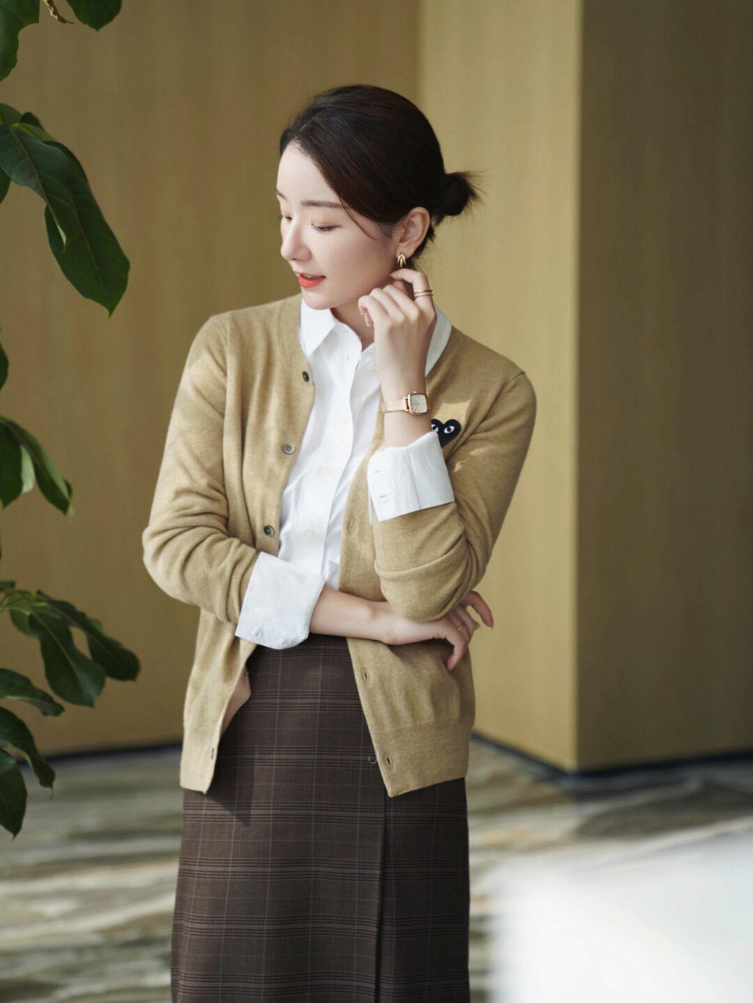 针织开衫牛仔裤套装,针织开衫搭配牛仔裤什么风格