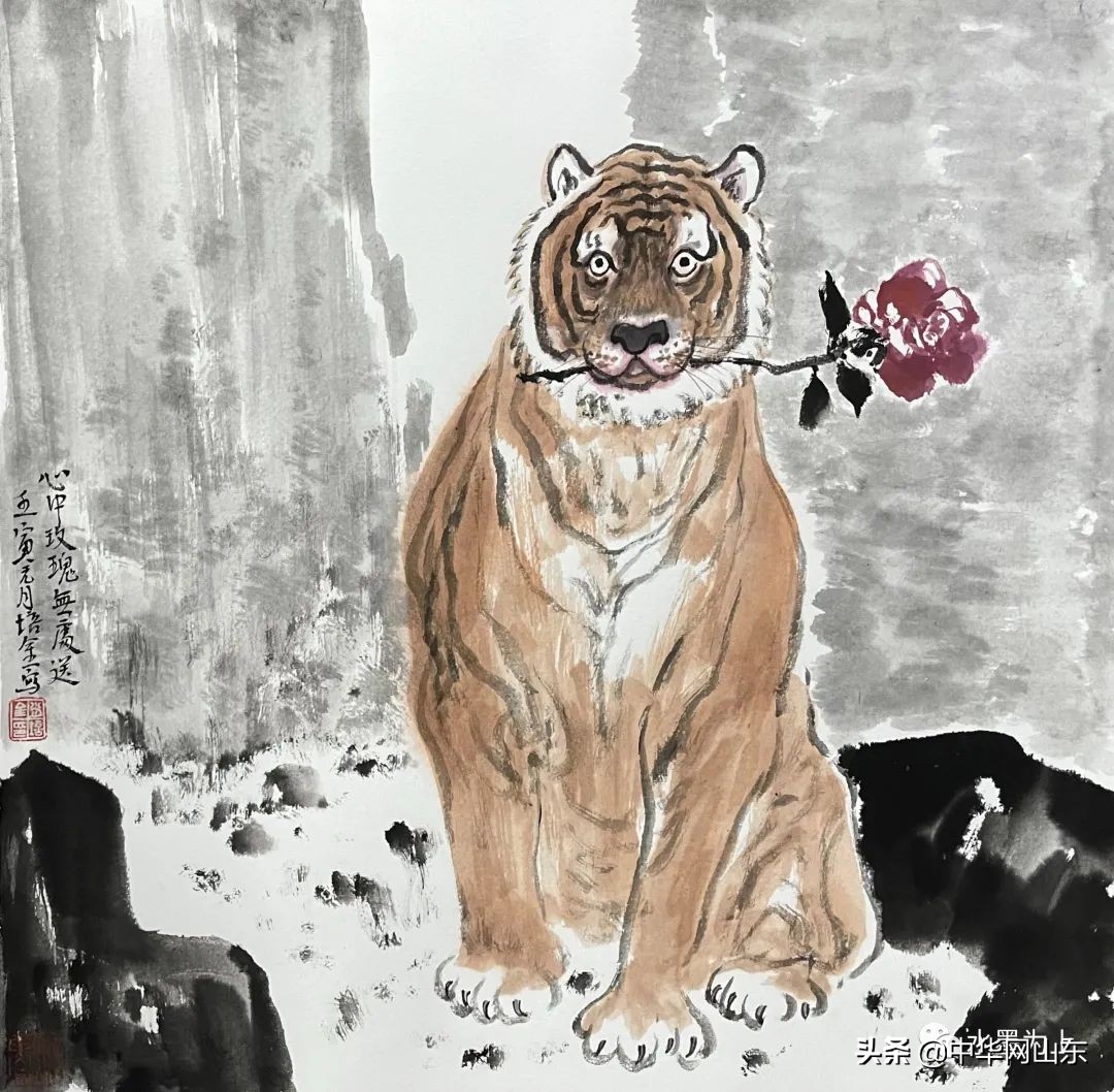 著名画家肖培金推出“虎啸风生——壬寅生肖虎新作展”线上展览