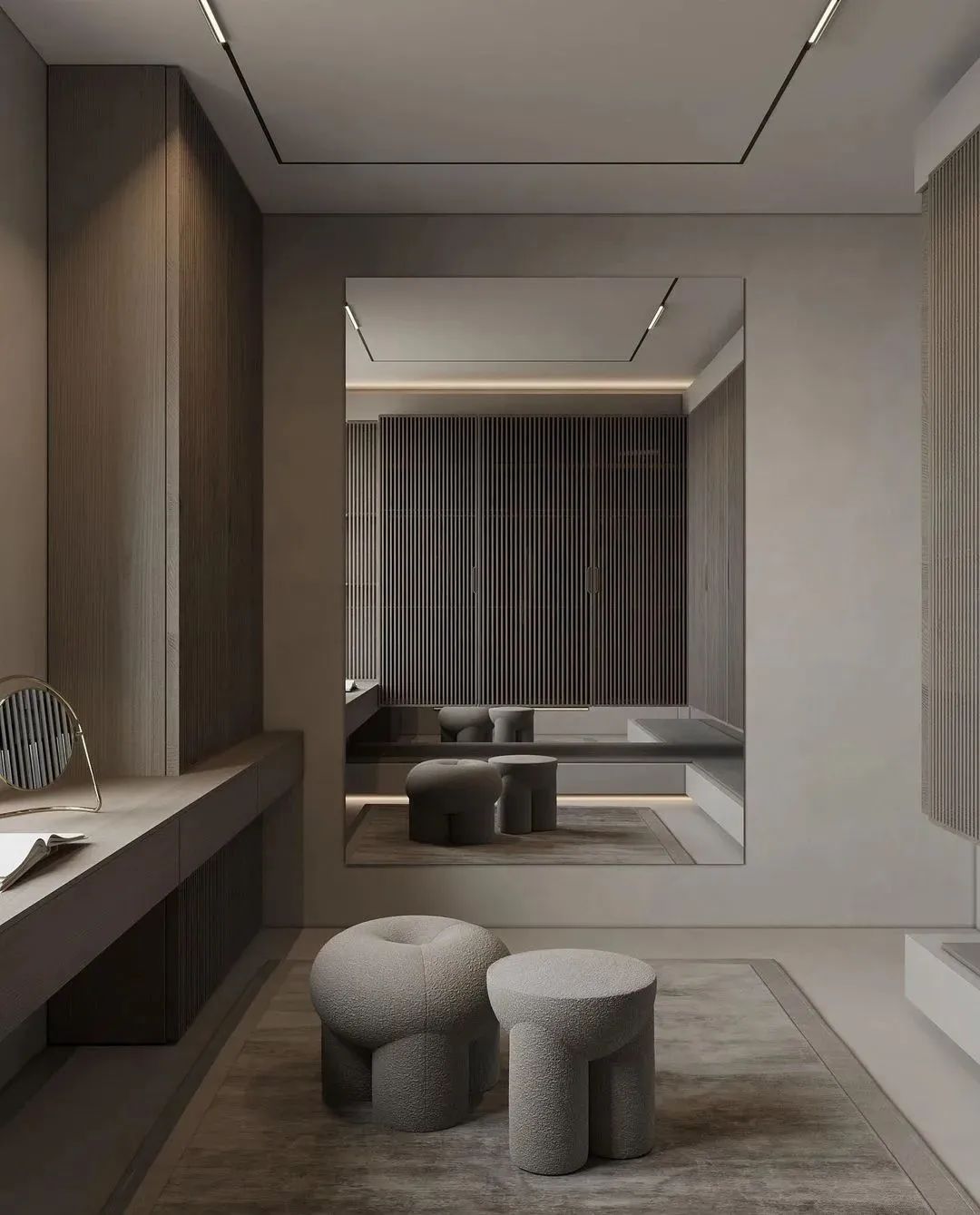 质感高级灰极简至奢的浪漫,客厅阳光房高级灰极简