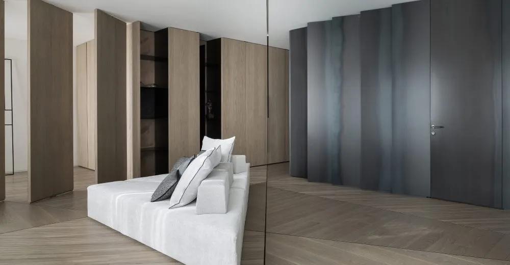 180平现代高级质感大平层,遵义大平层轻奢装修实景高级感