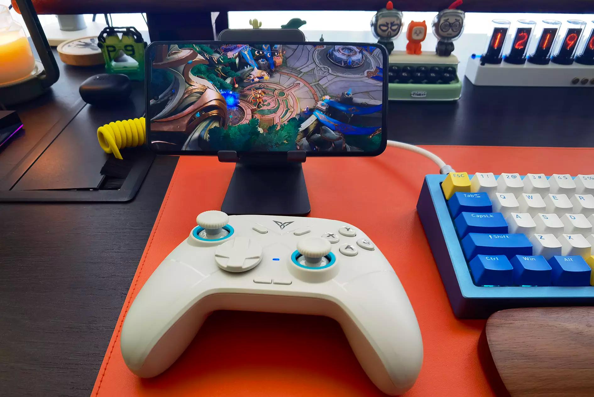 飞智冰原狼游戏手柄沉浸式开箱,飞智冰原狼多模板无线游戏手柄