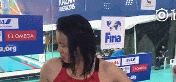 女运动员哽咽,女运动员比赛哭了