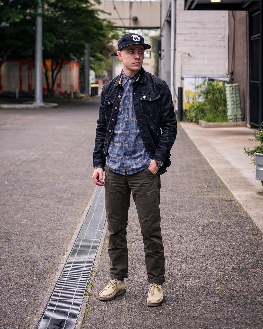 男士穿搭春季搭配高级感工装风,复古工装风搭配男