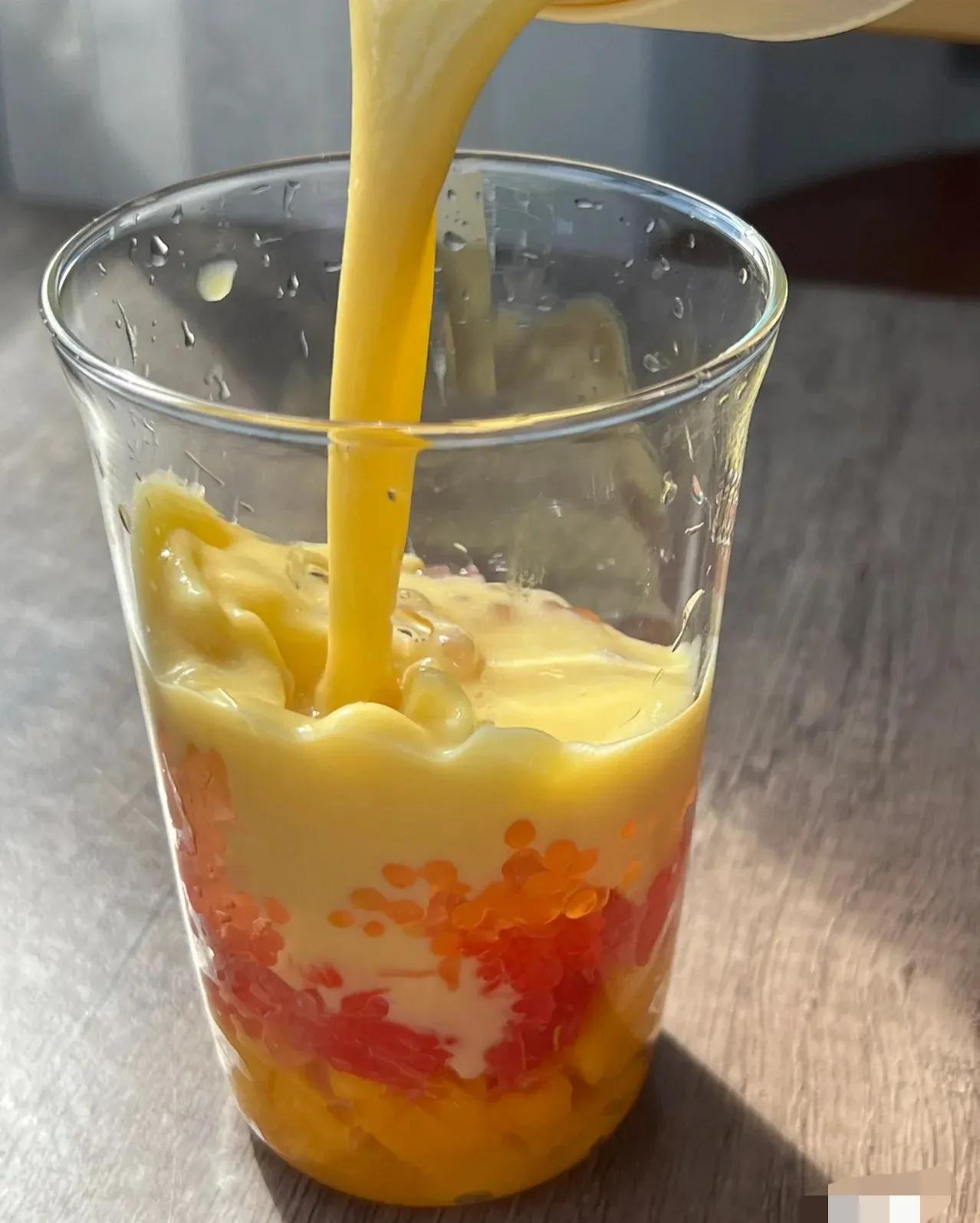 自制杨枝甘露不甜,自制热的杨枝甘露