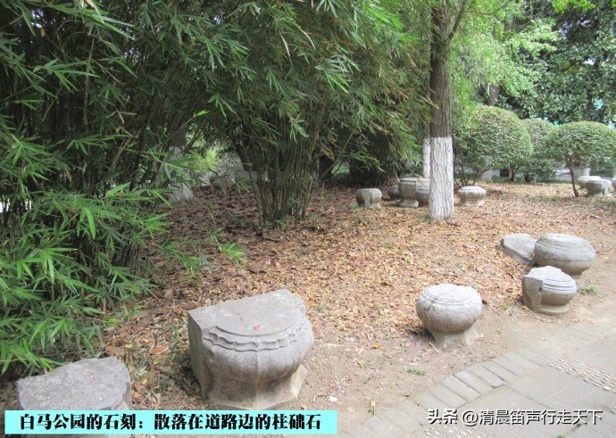 白马公园白马石刻朝代,公园石刻精品欣赏