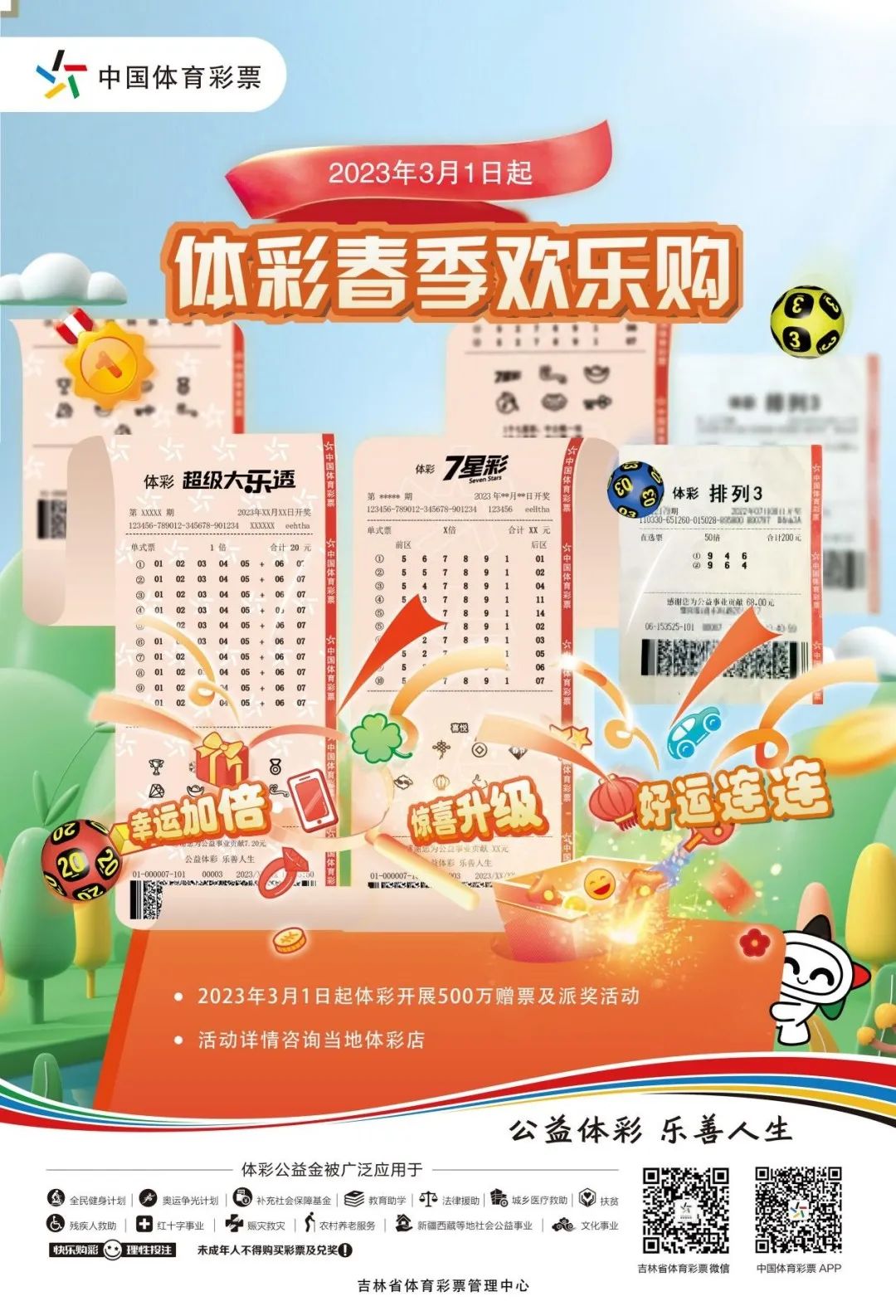 体彩超级大乐透追加十五元活动,大乐透24040期晒票吉林最新晒票