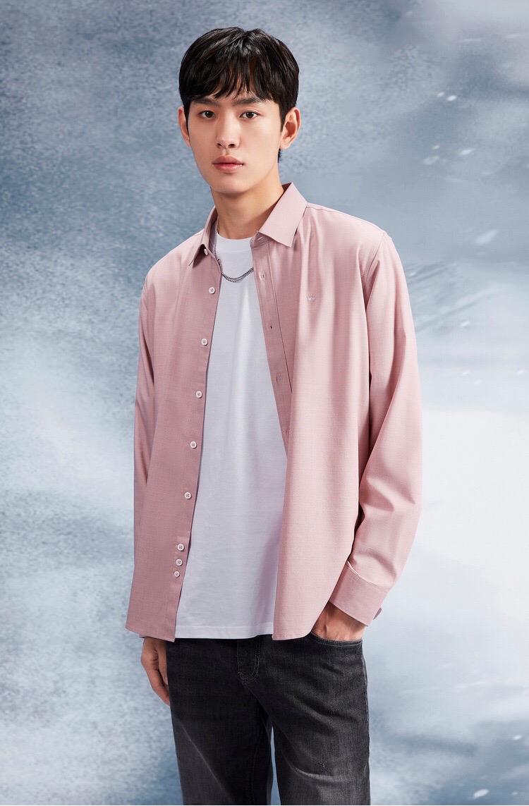 海澜之家男士衬衫穿搭,海澜之家黑衬衫男生高级感禁欲系