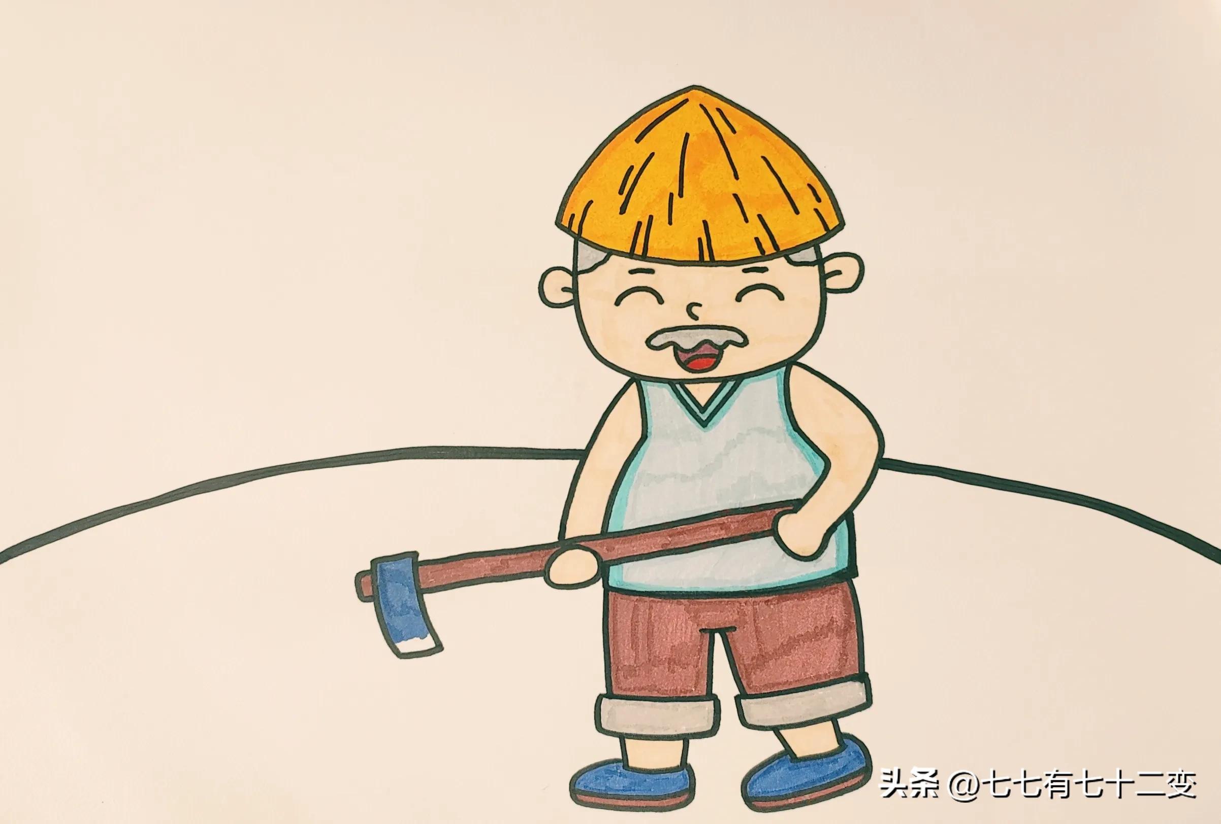 五一劳动节的诗配画怎么画,五一劳动节在田间画的画