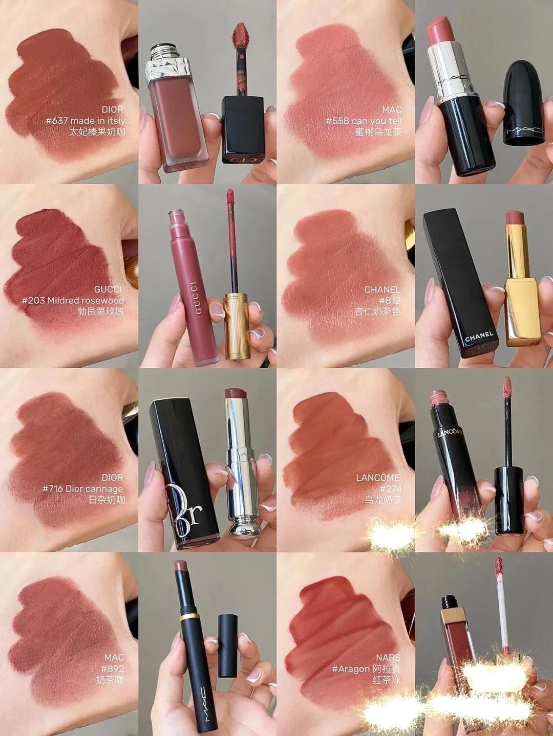 肤色暗沉推荐不踩雷口红,温柔显白又可以素颜涂的口红