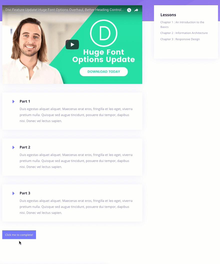 使用Divi创建在线学习管理,LMS网站