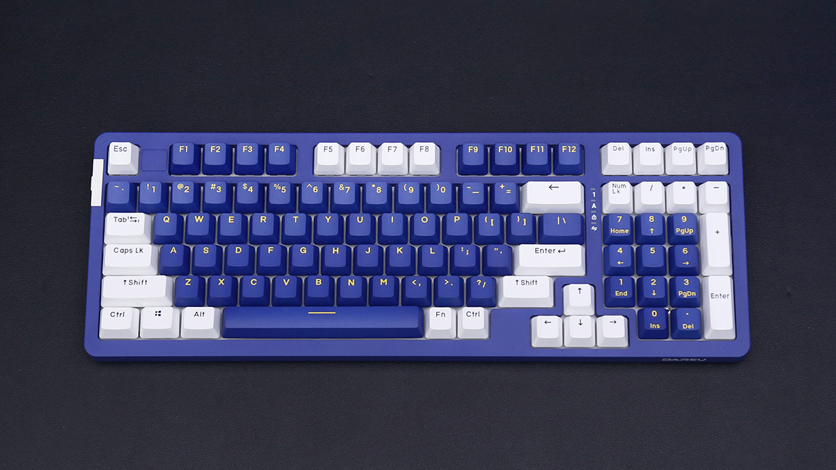 达尔优a98静电容轴测评,达尔优A98机械键盘