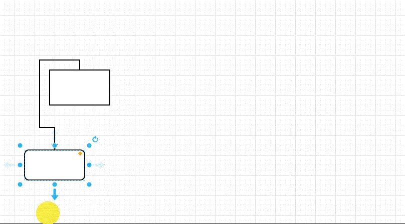 关联线探究，如何连接流程图的两个节点