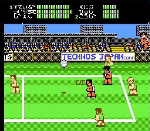 热血系列游戏躲避球,红白机经典游戏足球