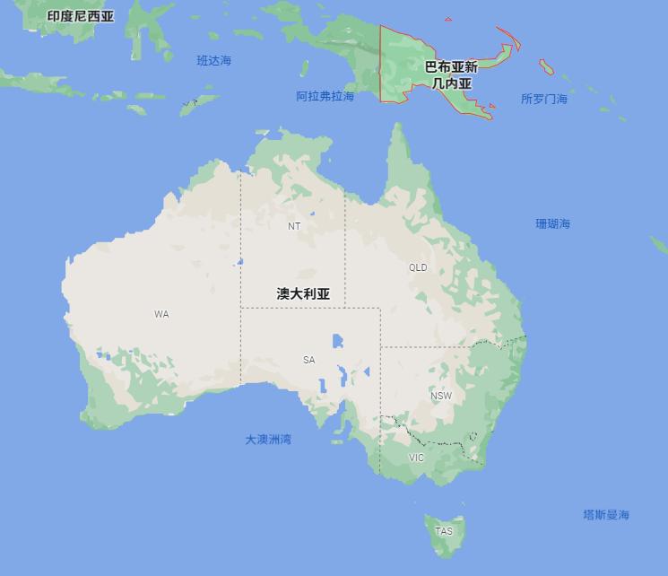 大洋洲面积第四大的国家是,大洋洲的十大国家及首都