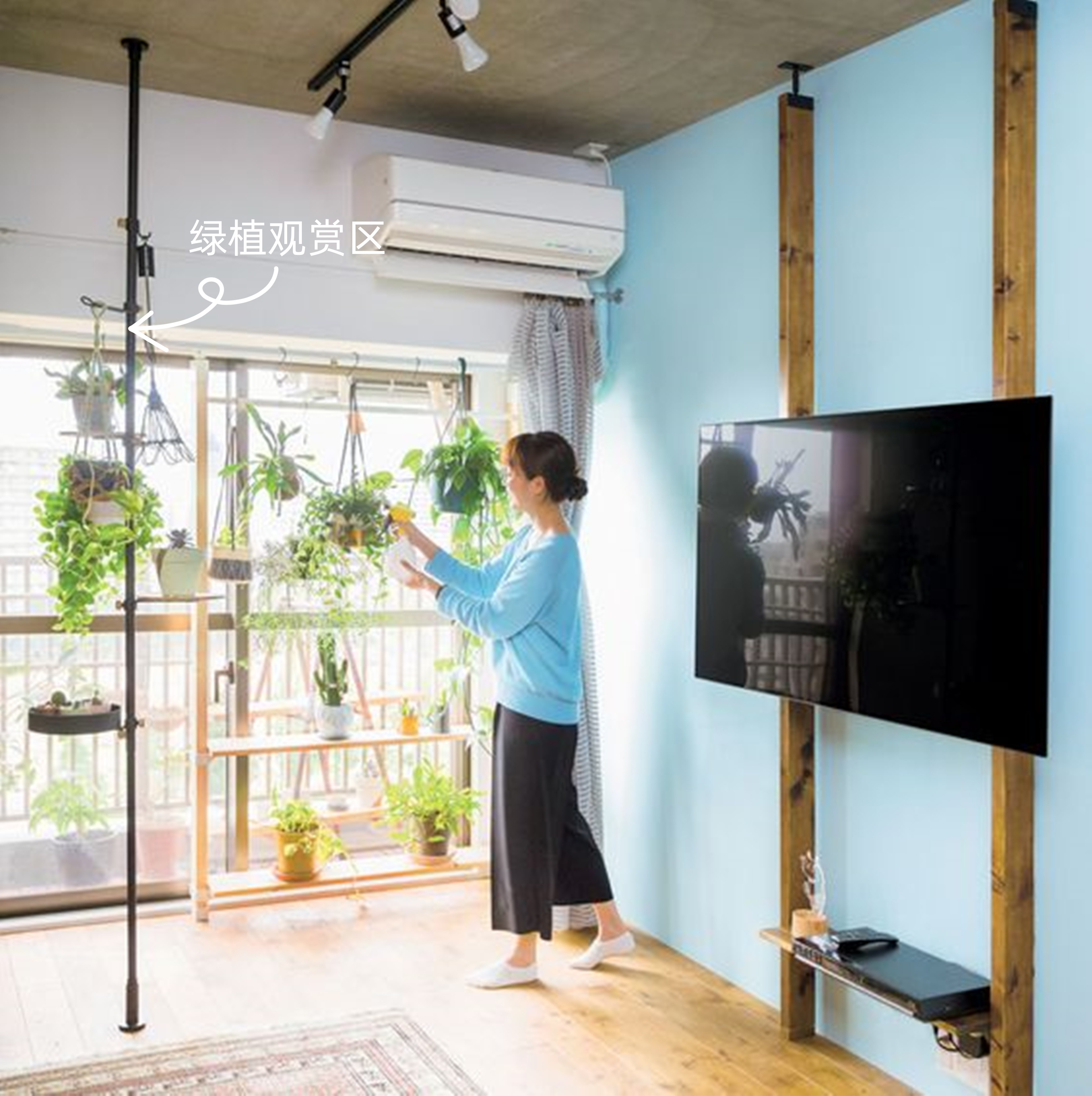 一根杆子收纳妙用,装一根晾衣杆