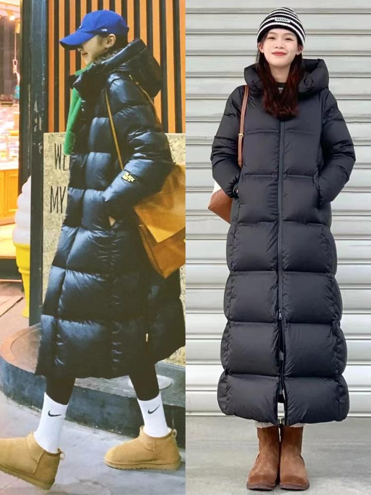 长款羽绒服搭配什么鞋子好看冬季,冬天穿长羽绒服搭配什么鞋好看