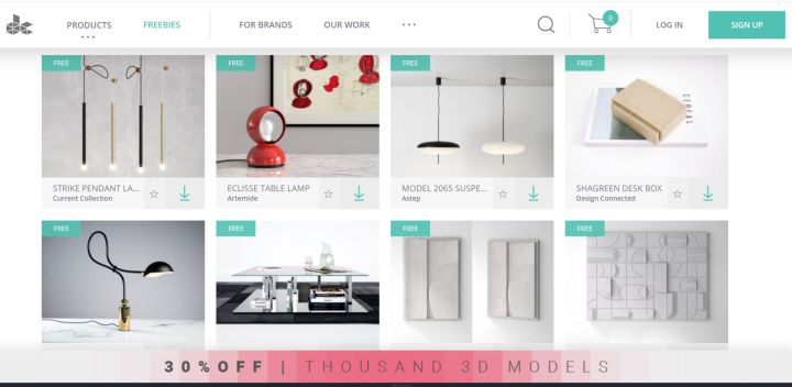 免费最全的3d素材库,全球公认的3d素材网站