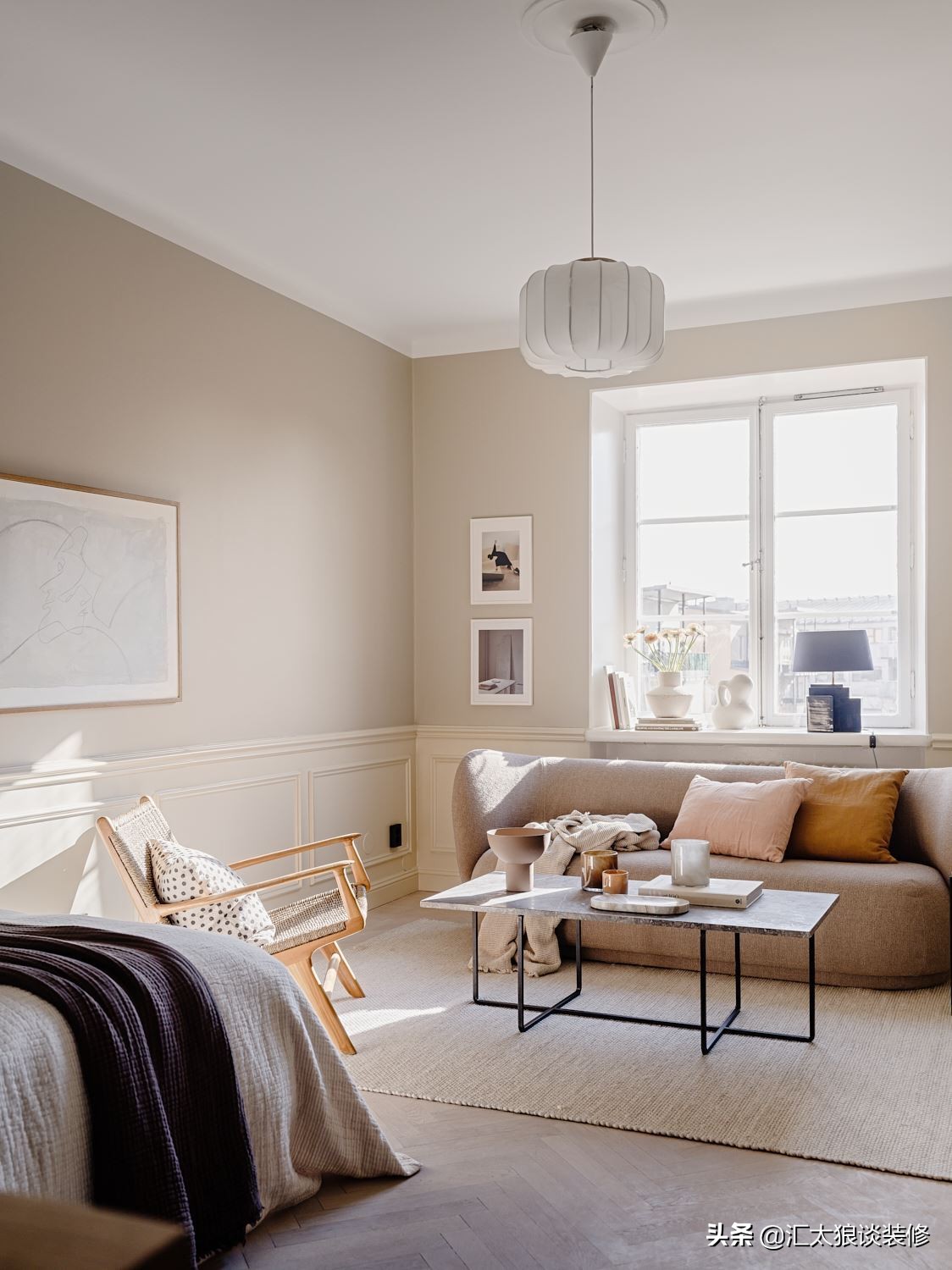 第一眼就被惊艳了,极简精致小公寓