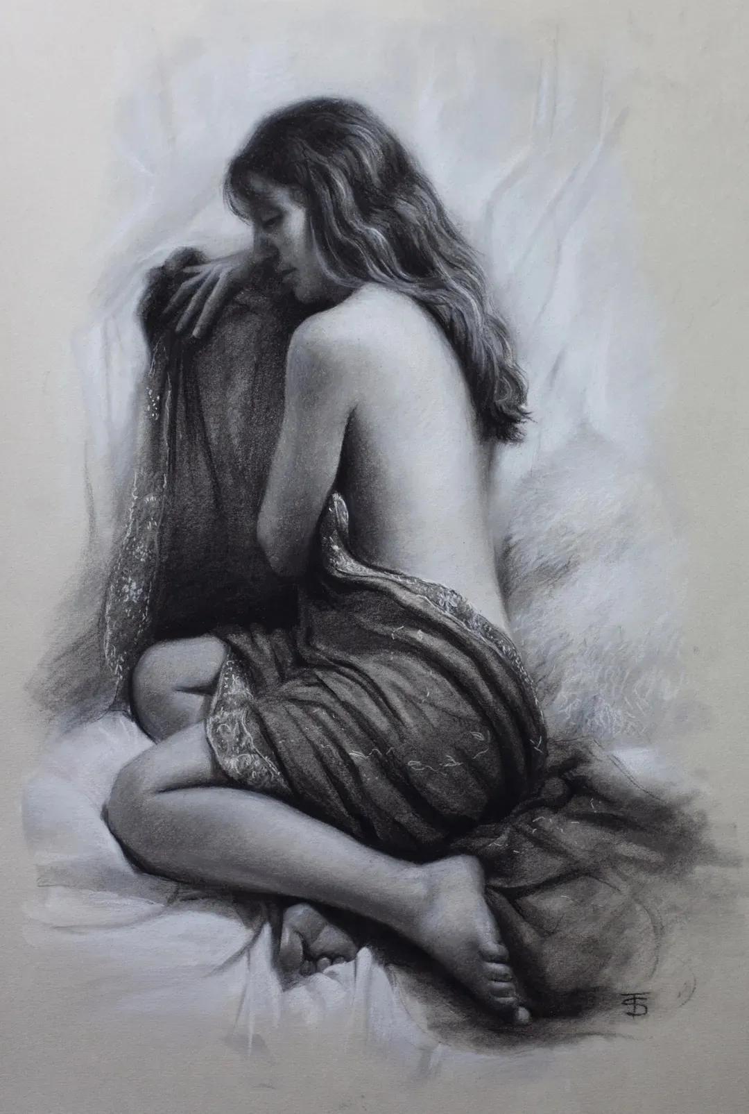 国外当代超写实艺术作品,西方油画大师笔下的绝世美人