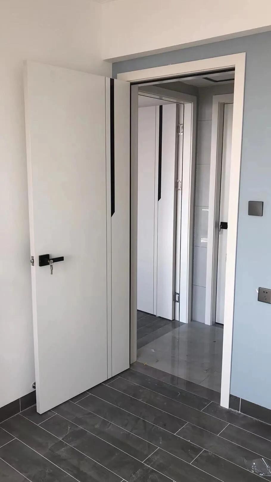 白墙搭配什么颜色木门,房间木门颜色搭配效果图