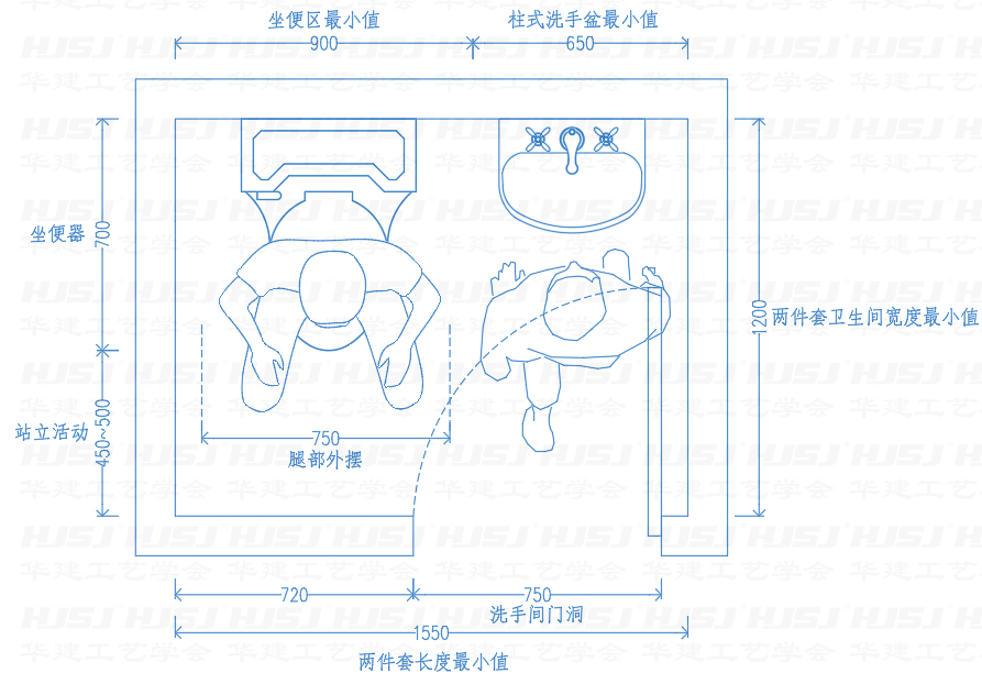 1m*2m卫生间设计图,1m*2m卫生间设计