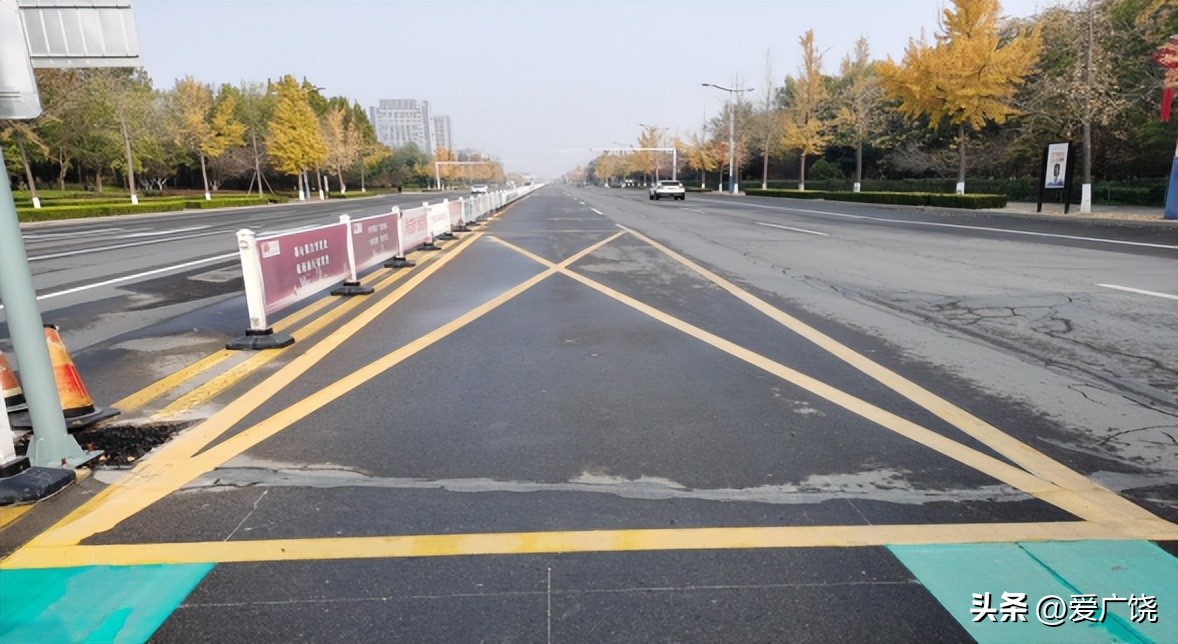 广饶孙武路可变车道,逆向可变车道图例说明