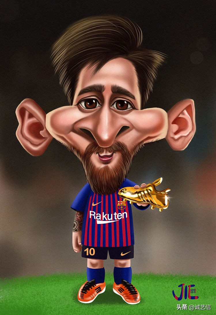 梅西拿着美洲杯来卡塔尔的漫画,梅西世界杯头像漫画