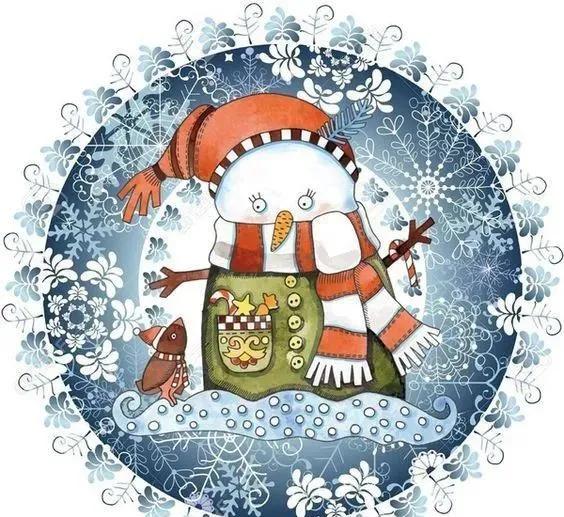 可爱的雪人歌曲完整版,可爱的雪人简笔画