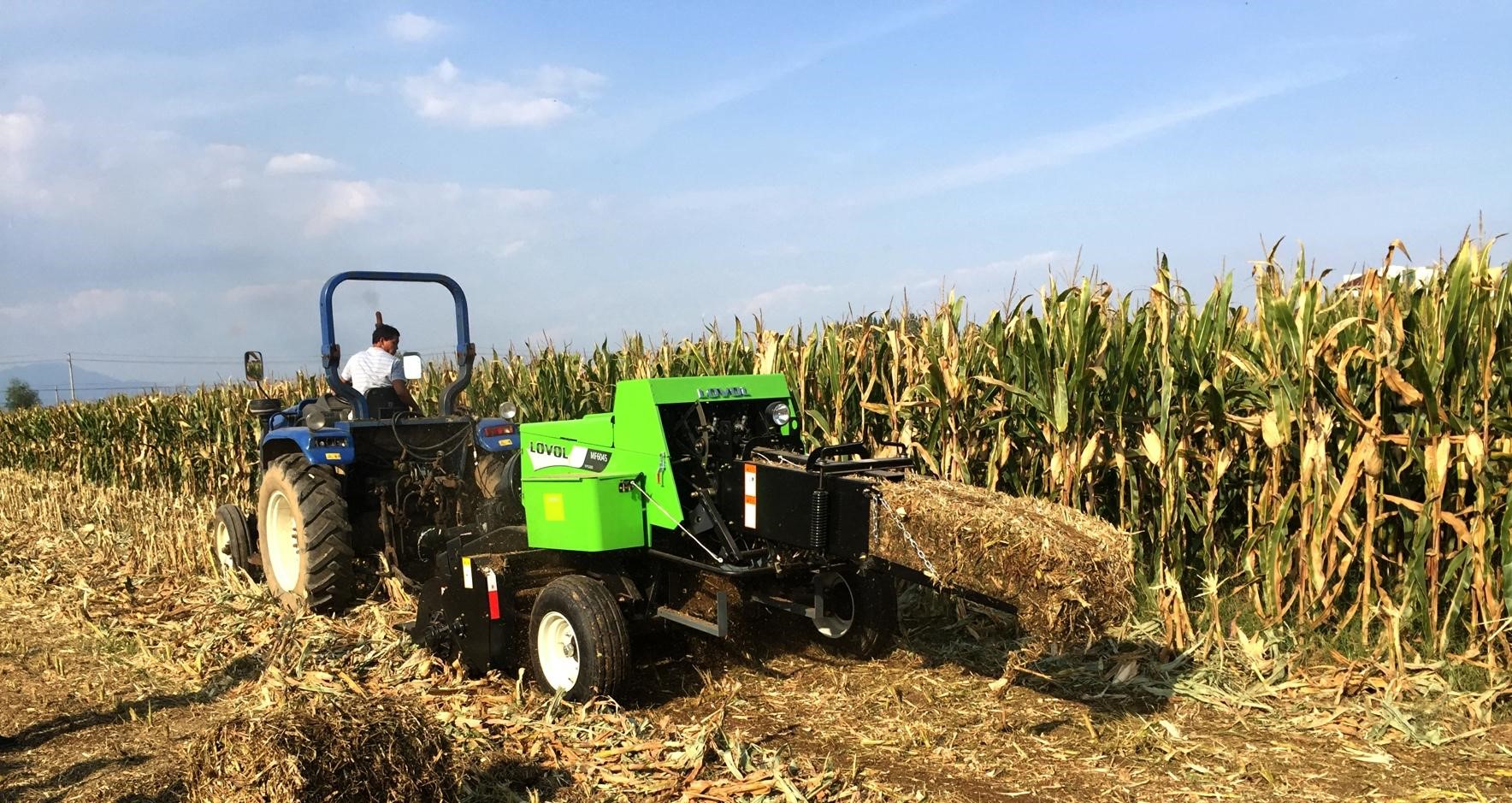 秸秆打包10元一亩,秸秆粉碎打包一捆多少斤