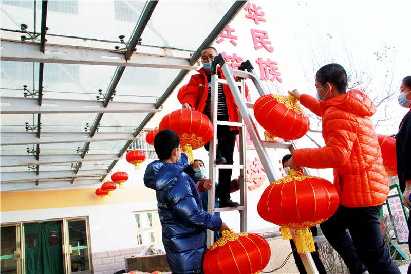 片片贺卡迎新年句句话语传祝福——兰州市儿童福利院开展庆元旦迎新年活动