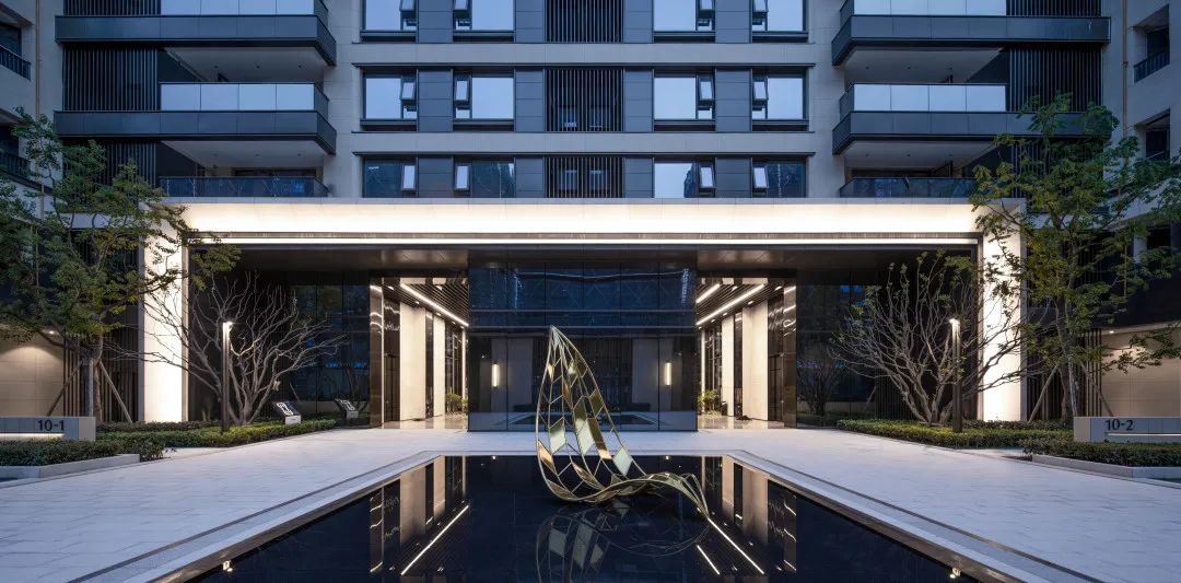 斜切转角楼梯立面施工图,建筑立面效果设计处理手法