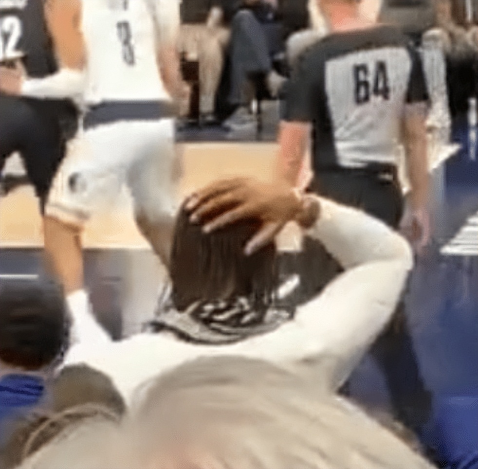 老詹扣篮惊呆布朗尼跟布莱斯,东契奇慢三步对抗上篮