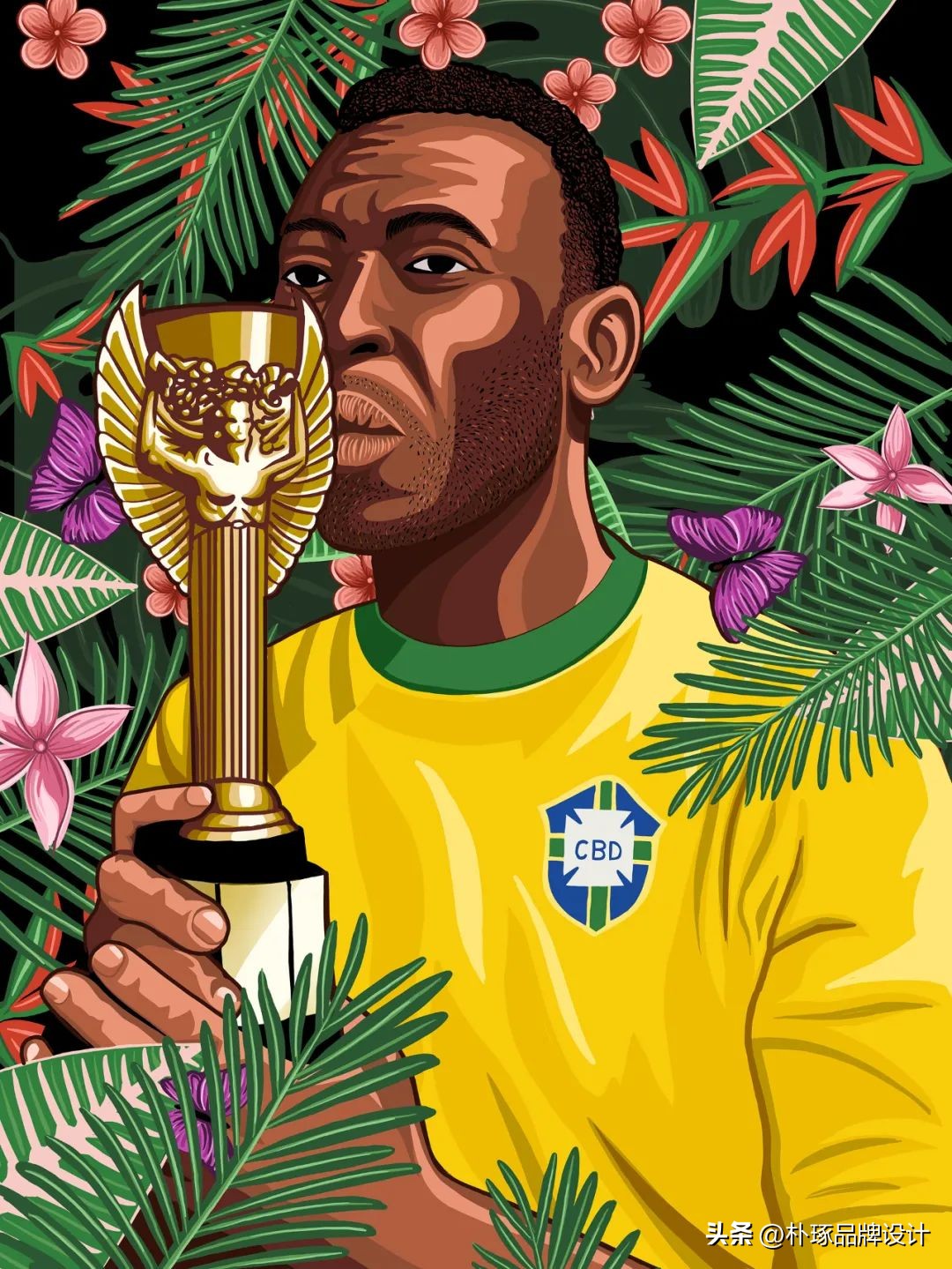 足球明星插画图片大全,足球运动员海报怎么搞