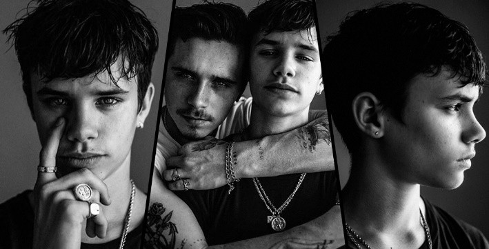 贝克汉姆二儿子和三儿子,贝克汉姆的三个儿子帅气