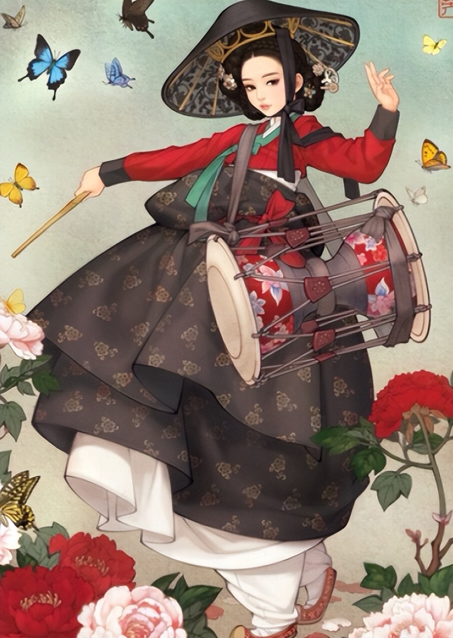 韩国传统服饰配色,韩国传统民族服装特点