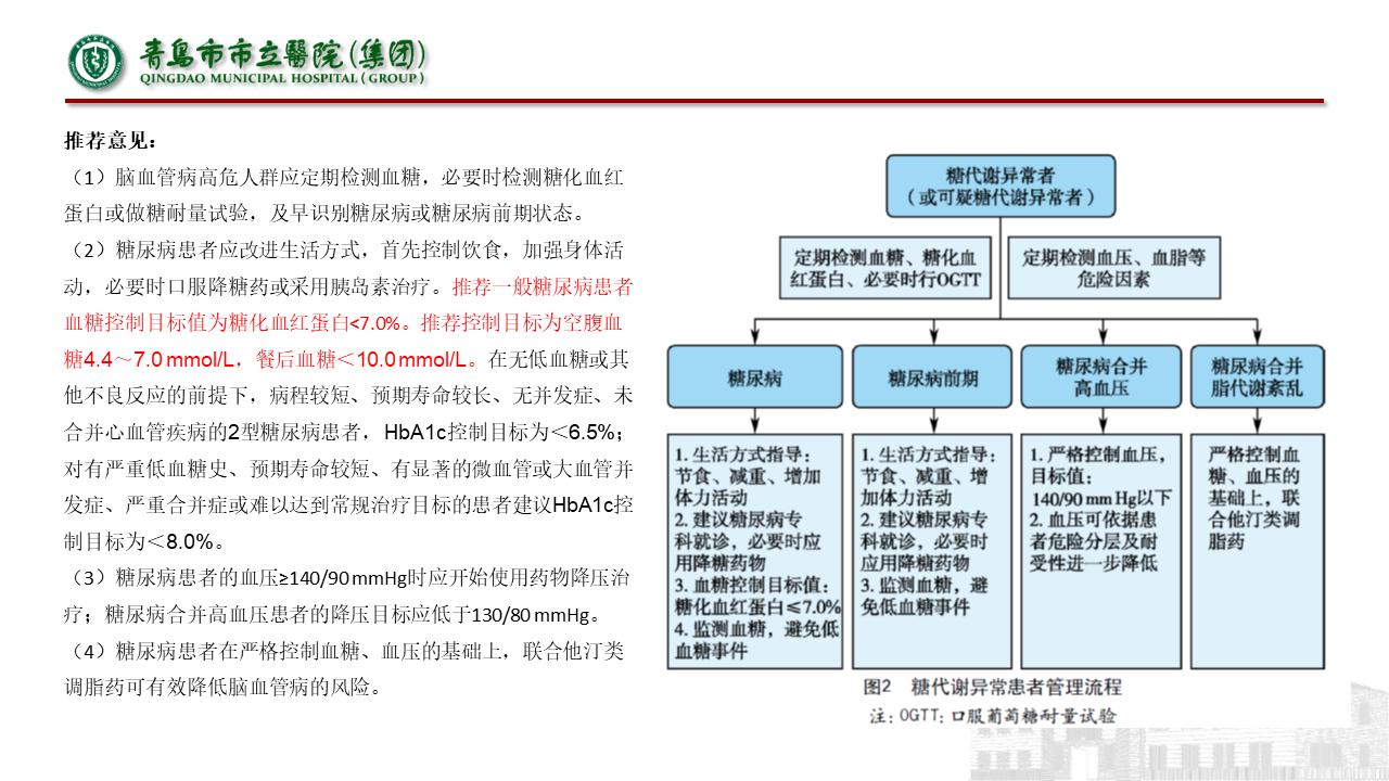 缺血性脑血管病指南,中国脑血管病诊治指南共识