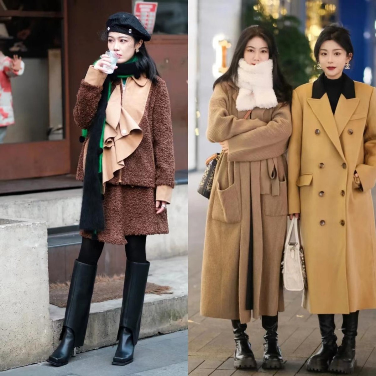 冬靴坡跟中筒,秋冬长筒靴如何选